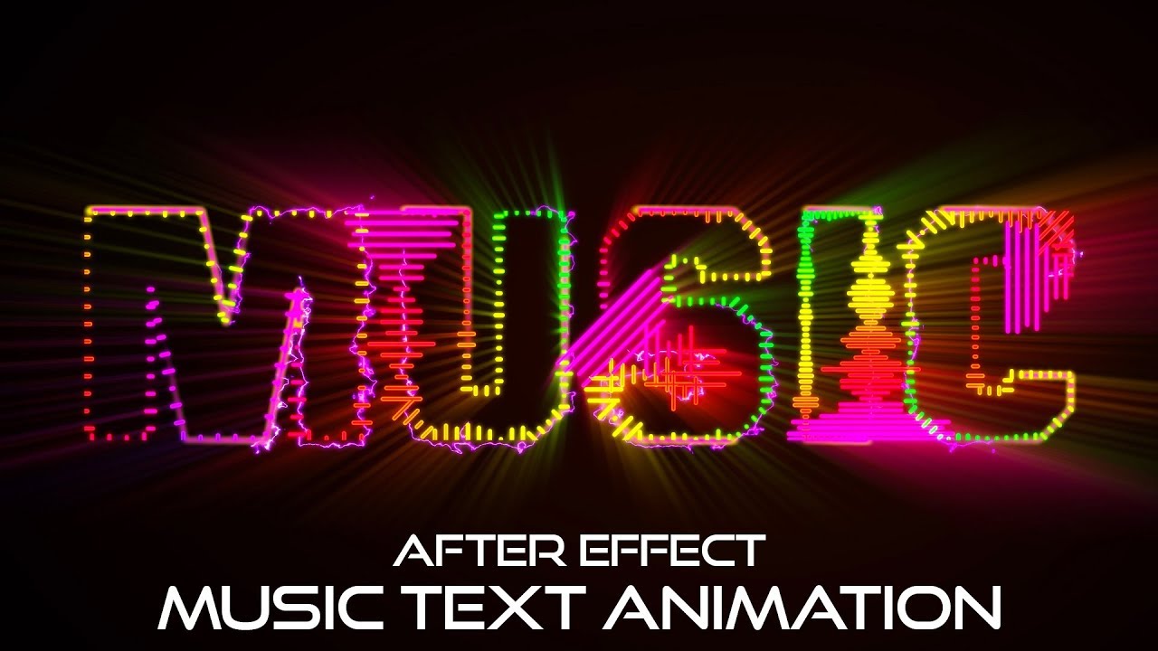 text in after effects
